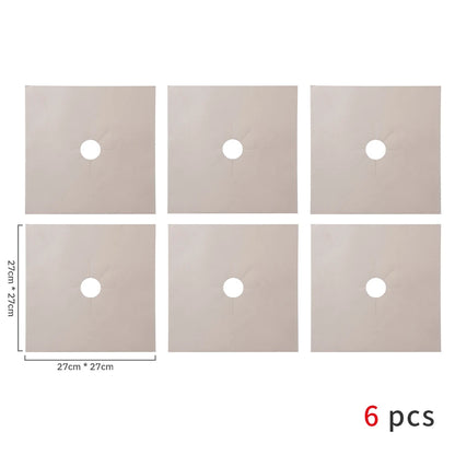 Teflon-Coated Gas Stove Protectors