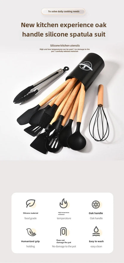 12-Piece Silicone Kitchen Utensil Set