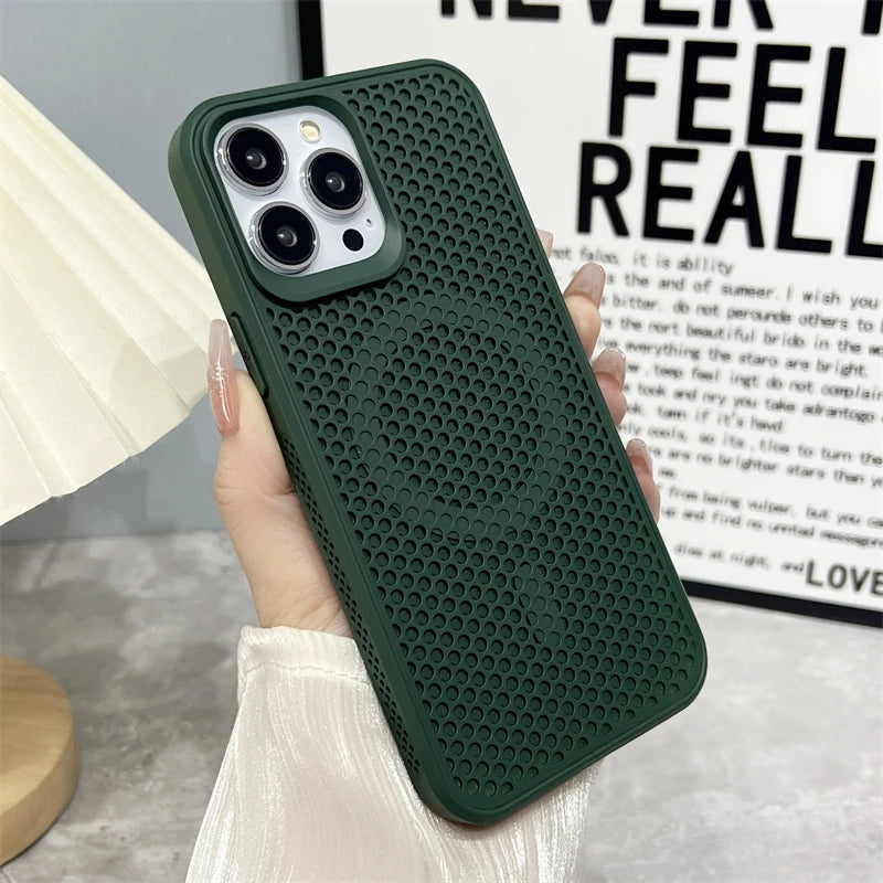 Heat Dissipation Magsafe Mesh Case For iPhone