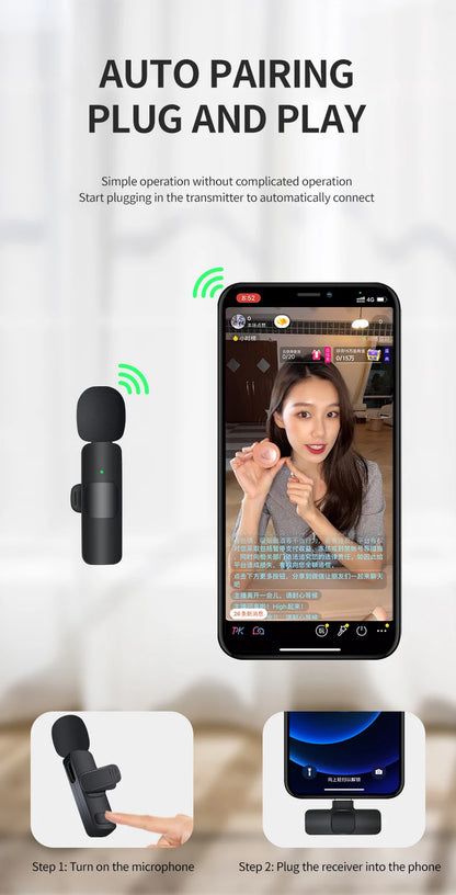 Basix 2.4G Wireless Lavalier Microphone