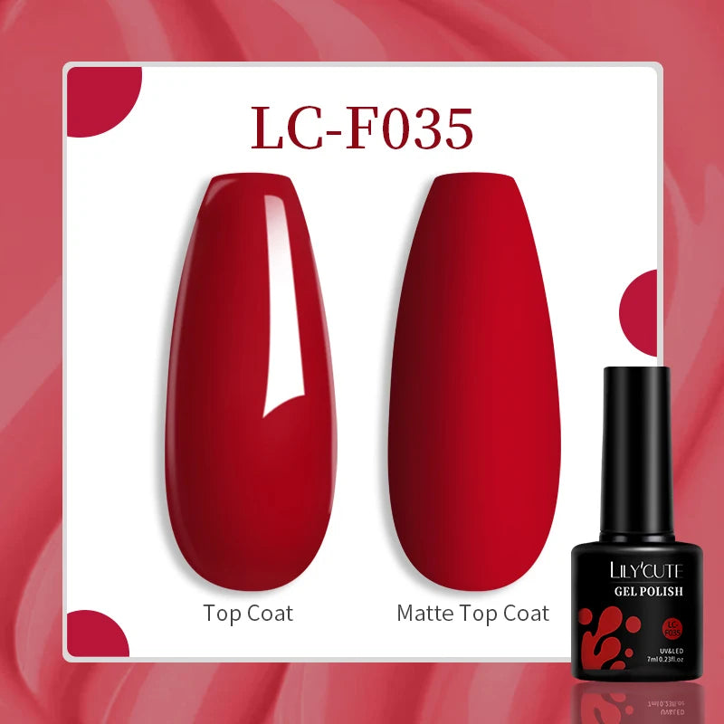 LILYCUTE 129 Colors Nail Gel Polish