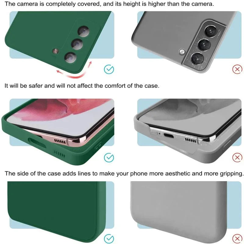 Luxury Liquid Silicone Case for Samsung