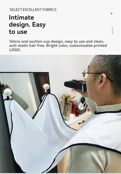 Shaving Bib Shaving Bib Trimming Beard Styling Bib Suction Cup Shaving Bib Hairdressing Bib