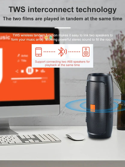 TF USB Portable Bluetooth Speaker