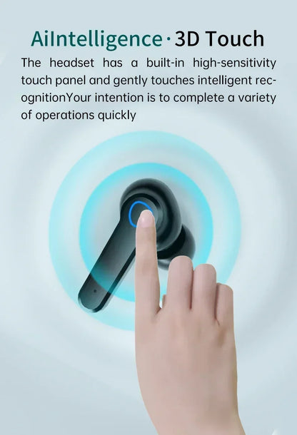M19 headset TWS Earphone Intelligente Touch Control Wireless Bluetooth-compatible Headphones Waterproof LED Display With Mic