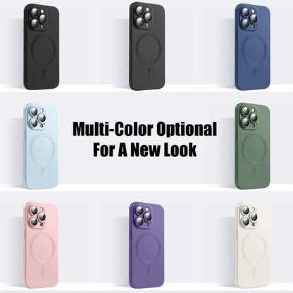 Original Matte Silicone Magnetic Case For iPhone 1