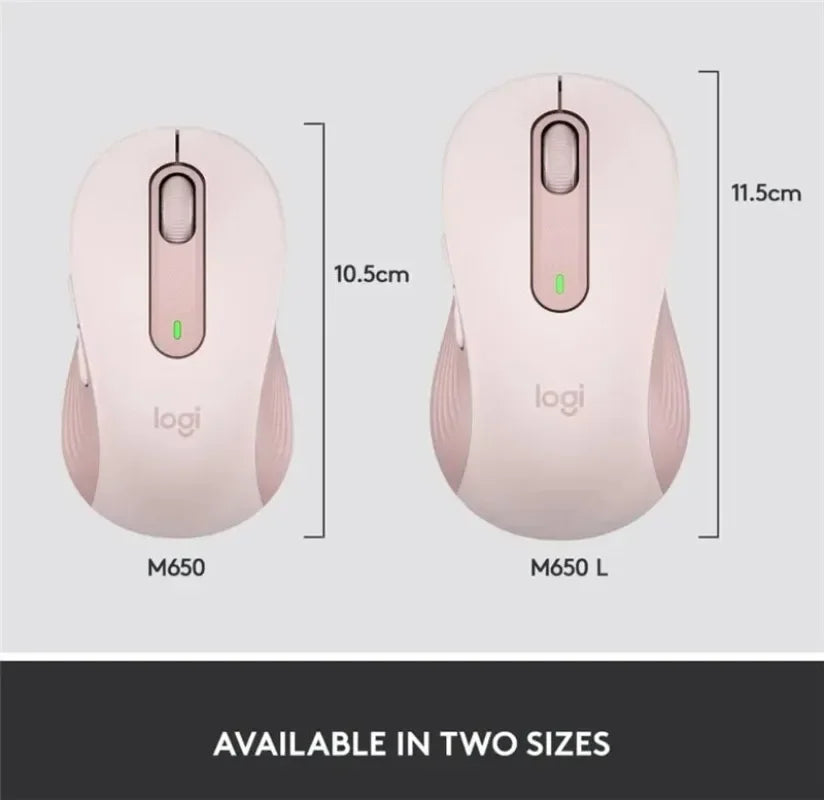 Logitech M650 / M650L Wireless Bluetooth Mouse for PC/Mac/Multi-Device