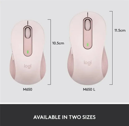 Logitech M650 / M650L Wireless Bluetooth Mouse for PC/Mac/Multi-Device