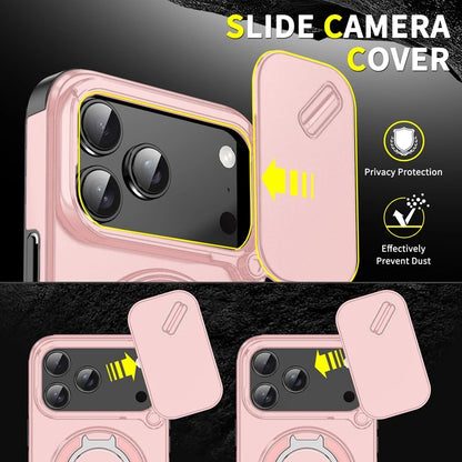Armor Shockproof Magnetic Ring Stand Holder Phone Case For iphone 17 Pro Max Camera Protection Cover For iphone17 Air Case