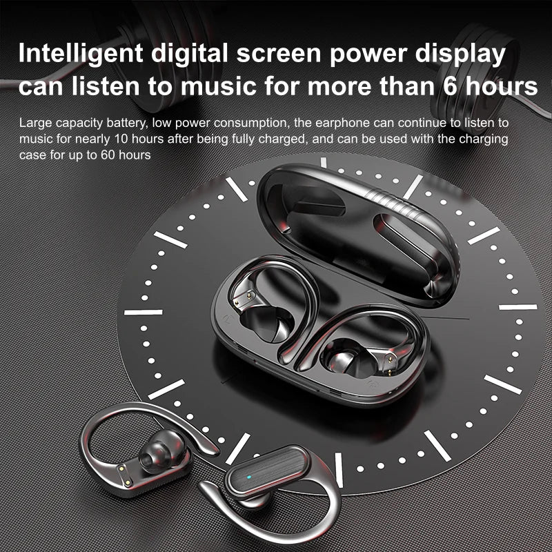 Wireless Bluetooth Earphones High Quality Headphones HD Sound Quality Stereo Noise Cancelling Anti-sweat Universal Headphones