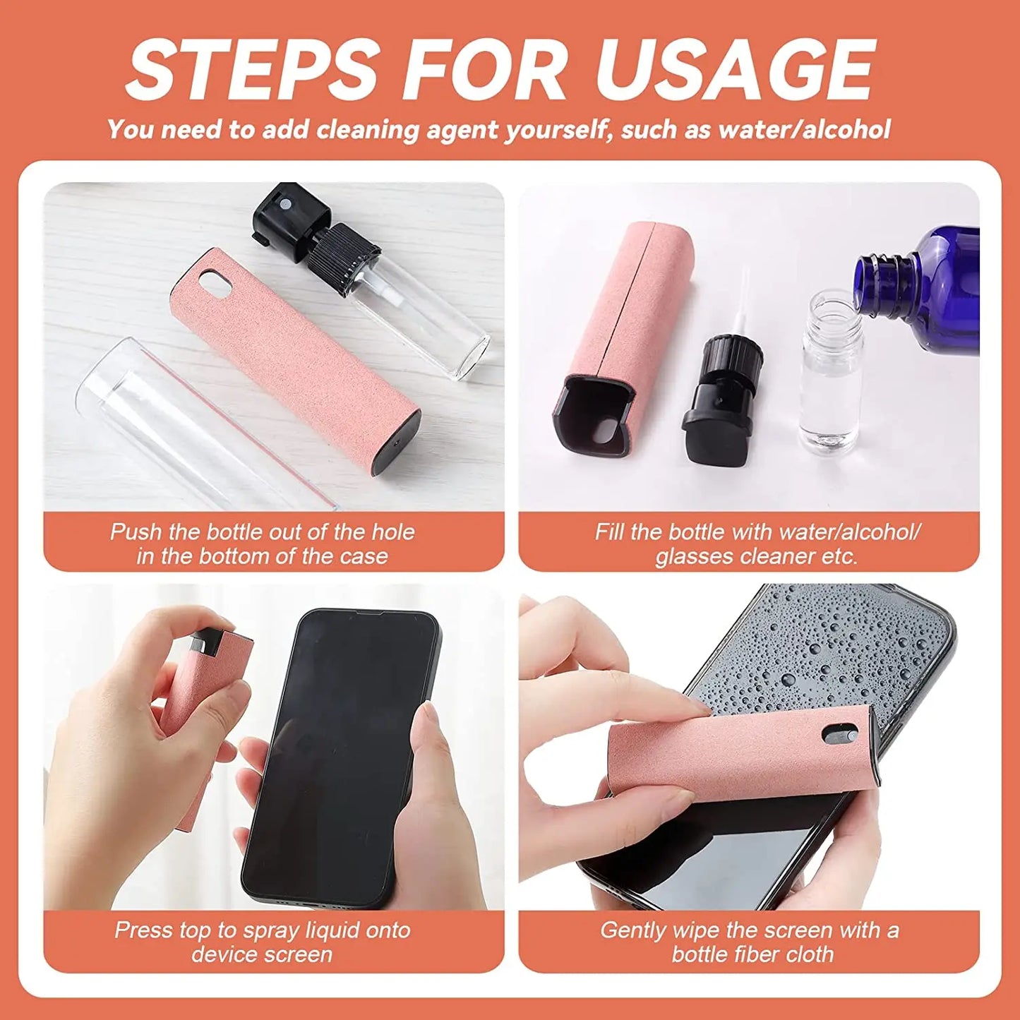 2 in 1 Screen Cleaner Spray - Screen Dust Remover