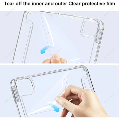 Y-Fold Case For 2025 A16 11th iPad Air 11 M3 M2 2024 iPad 10th Gen 10.2 7 8th 9th Pro11 M4 Air4 5 10.9 Air13 M2 M3 Pencil Holder