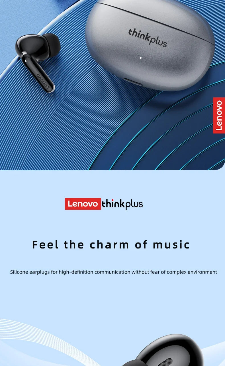 Original Lenovo XT88 Wireless Bluetooth Earbuds Hifi Music Earphone With Microphone Headphone Sport Waterproof Headset 2022 New