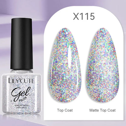 LILYCUTE 129 Colors Nail Gel Polish