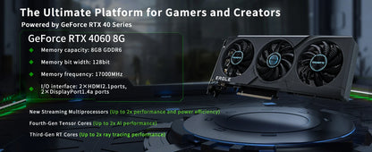 Mini Gaming PC with i7-13700F 16-Core Processor 5.6GHz 32G DDR5 RAM M.2 SSD Windows 11 pro GeForce RTX4070 Dual LAN WiFi6E BT5.3