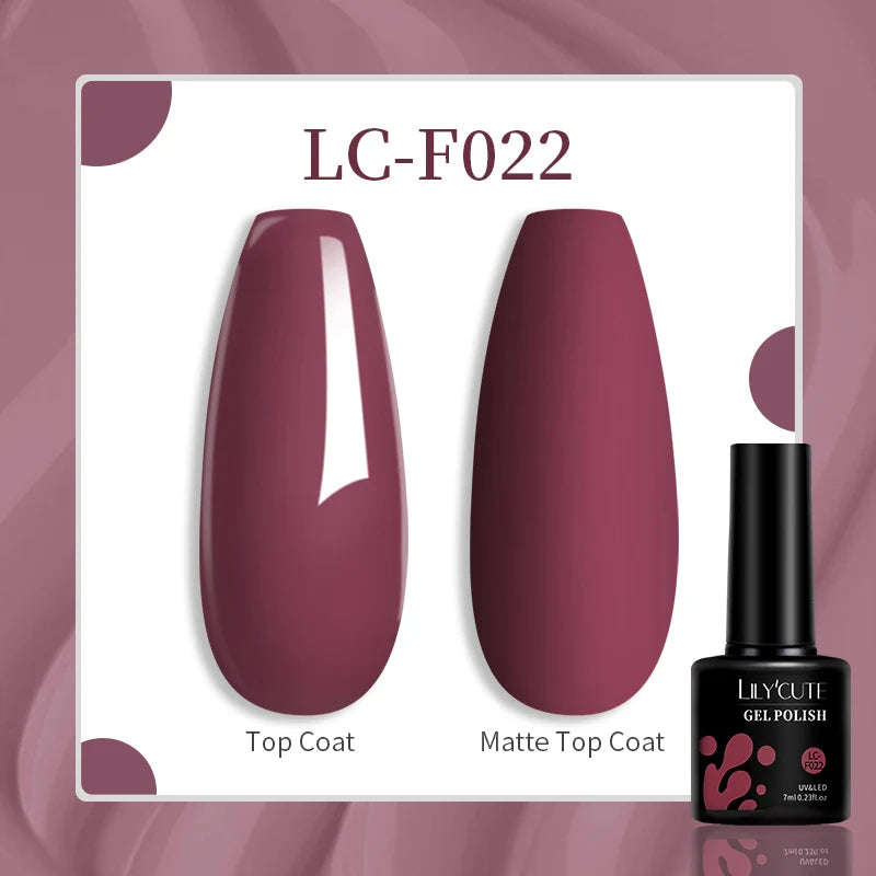 LILYCUTE 129 Colors Nail Gel Polish