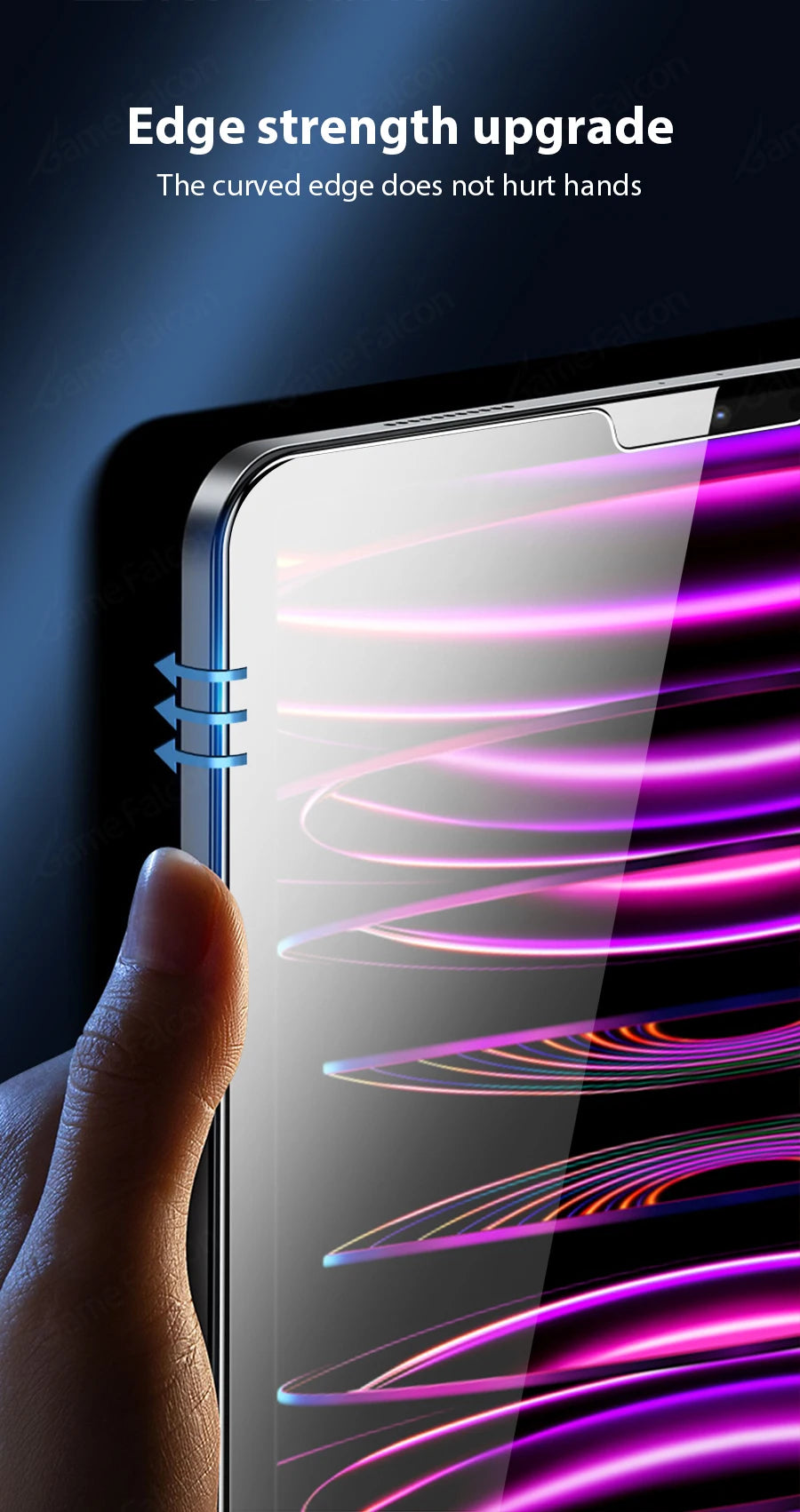 Tempered Glass Screen Protector For Ipad Pro 13 M4 2025 12.9 A16 11th Air 11 5 4 M3 M2 10 9 9th 10th 8 Generation Mini 7 6 Film