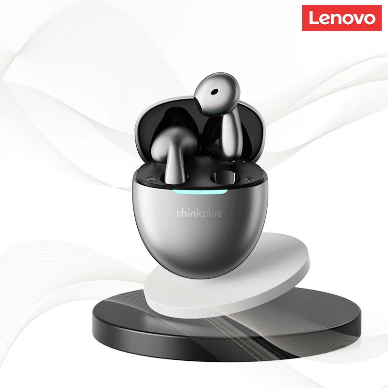 Lenovo Earphones Wireless Bluetooth Business Headset Noise Reduction Sport Earbuds Low Latency Gaming Headphones  Long Endurance