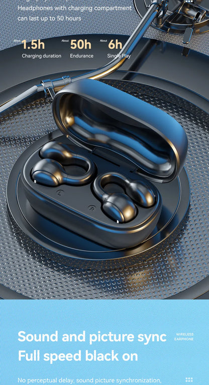 Original M47 Wireless Earbuds Bluetooth Headset Charging Earphones Bone Conduction Headphones Sport With Mic free