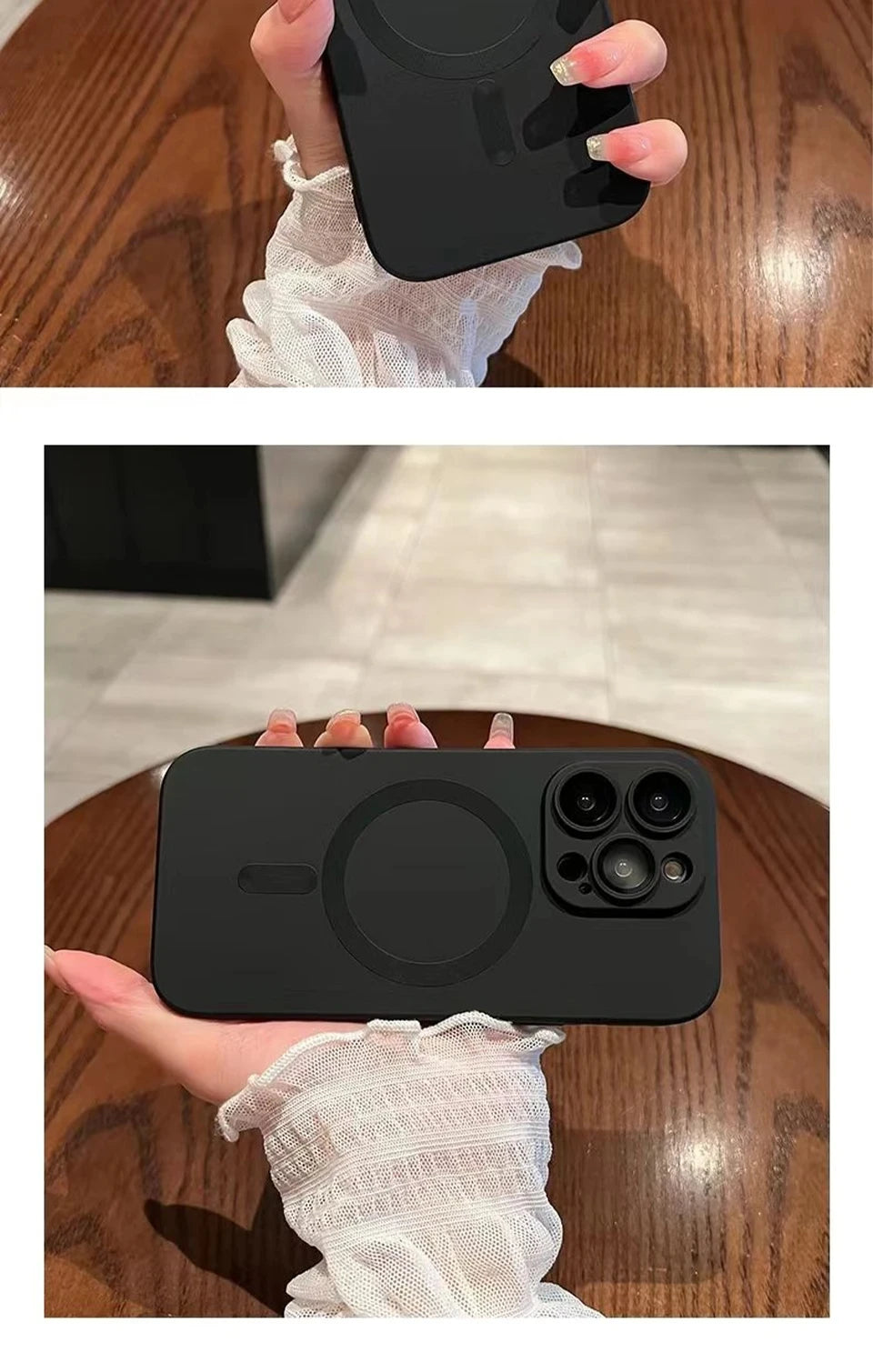 Original Matte Silicone Magnetic Case For iPhone 1