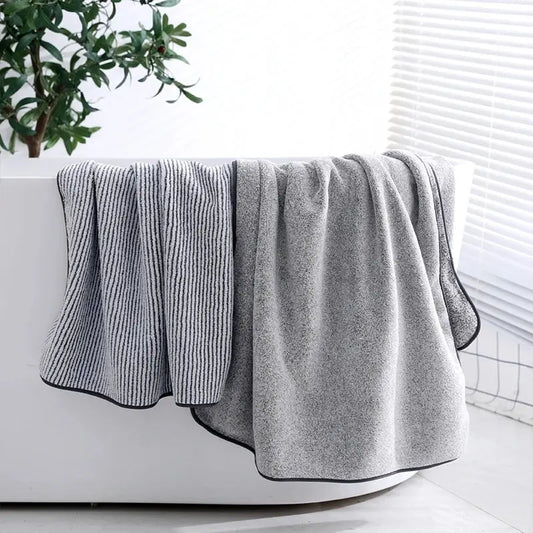 1PCS Thickened Bath Towels - 100% Bamboo Fiber