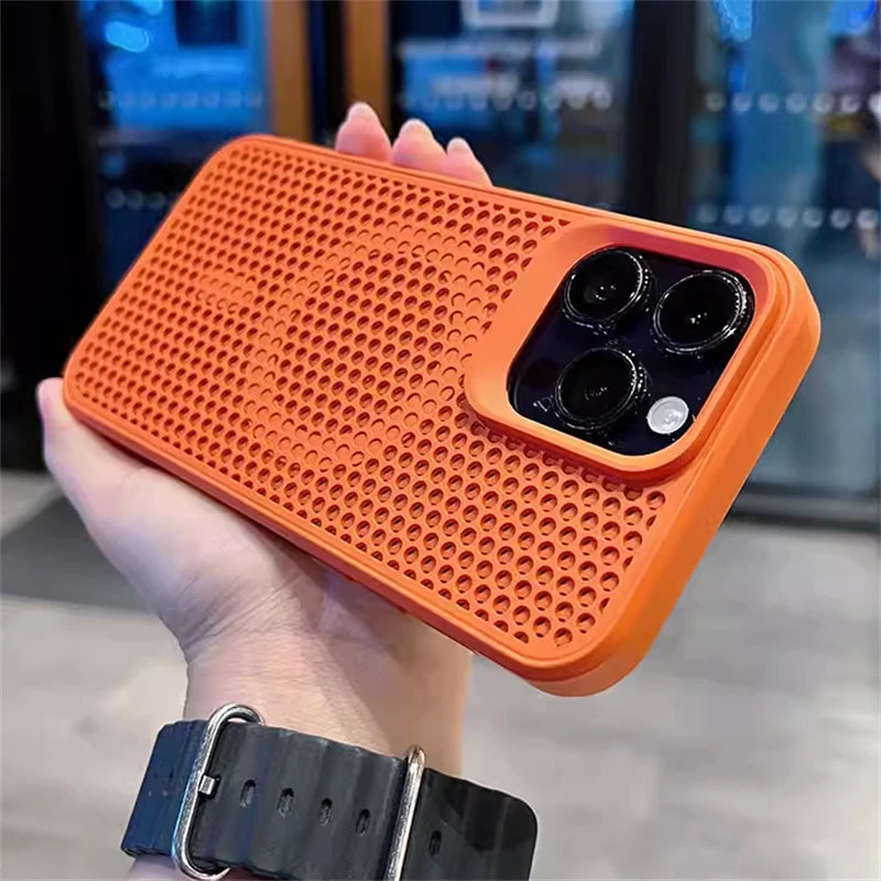 Heat Dissipation Magsafe Mesh Case For iPhone