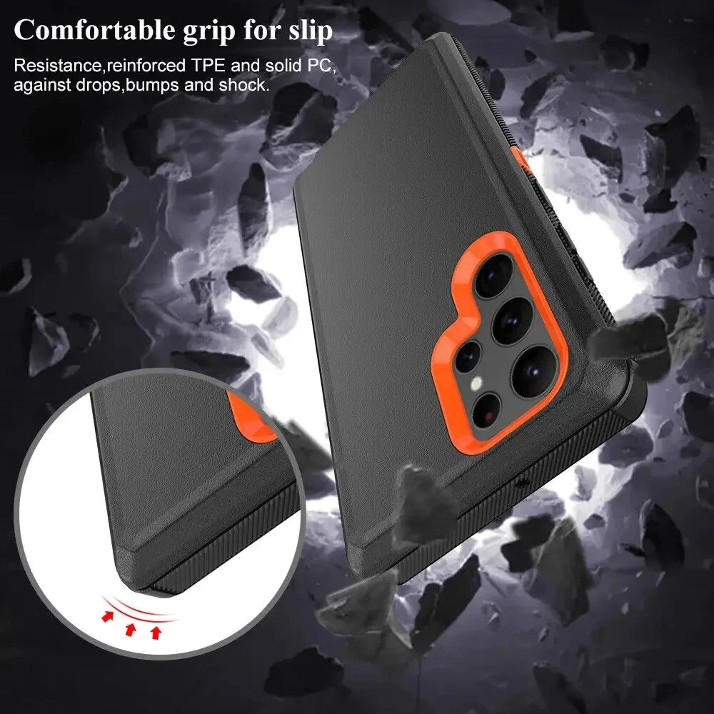 3 IN 1 Heavy Duty Shockproof Armor Case