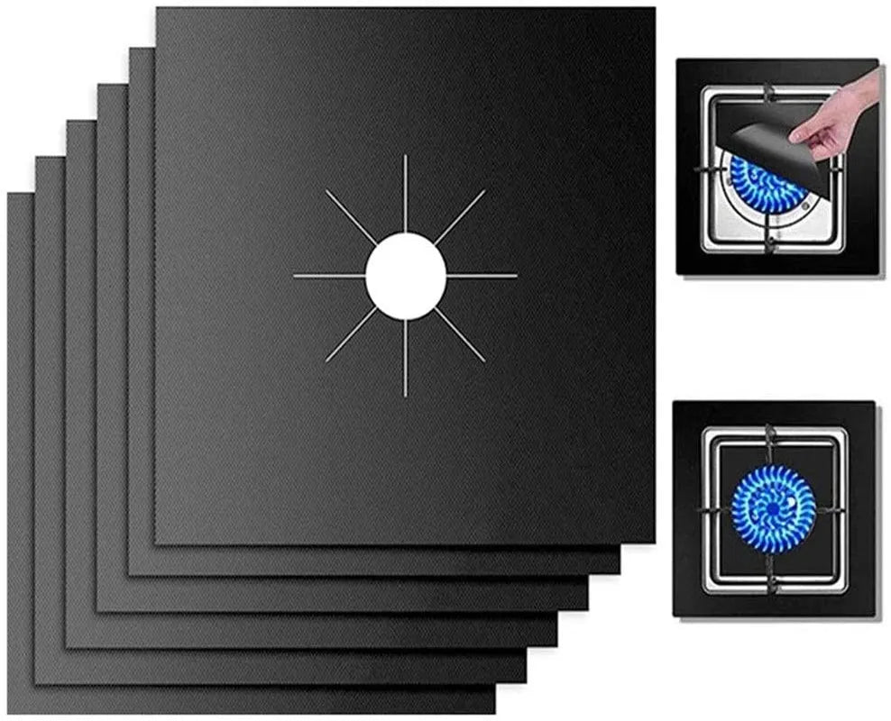 Teflon-Coated Gas Stove Protectors