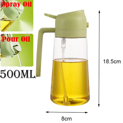 2in1 500ml Plastic Oil Sprayer/Dispenser