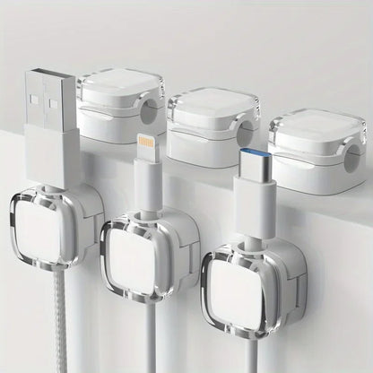 VIKEFON 6pcs Magnetic Cable Management Clips