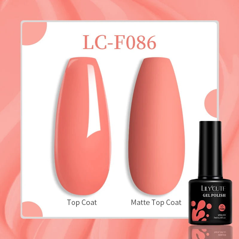 LILYCUTE 129 Colors Nail Gel Polish