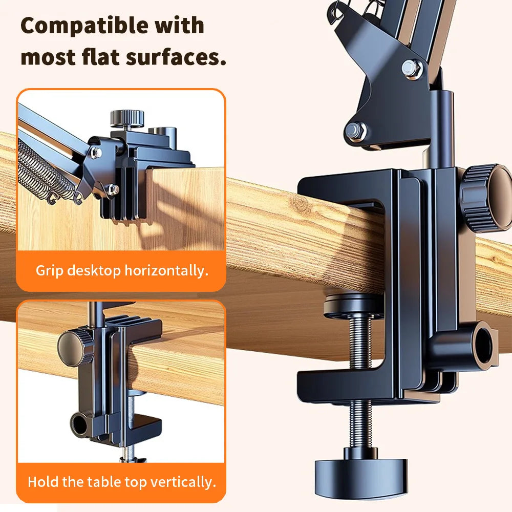 Adjustable Metal Arm Tablet Mount