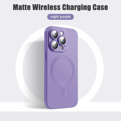 Original Matte Silicone Magnetic Case For iPhone 1