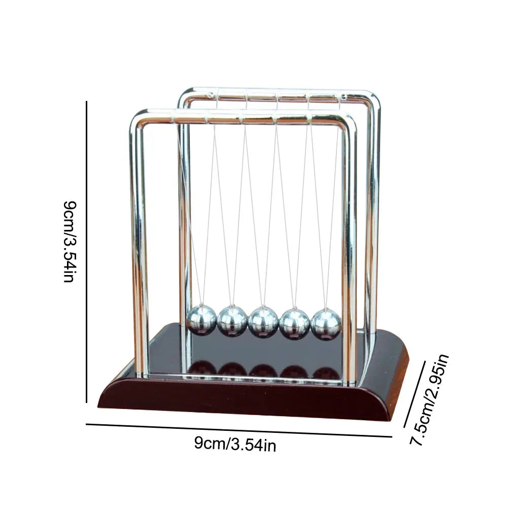 Newtons Cradle Steel Balance Ball School Teaching Supplies Physics Science Pendulum Desk Toy Kinetic Motion Toy Home Decoration