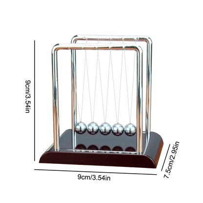Newtons Cradle Steel Balance Ball School Teaching Supplies Physics Science Pendulum Desk Toy Kinetic Motion Toy Home Decoration