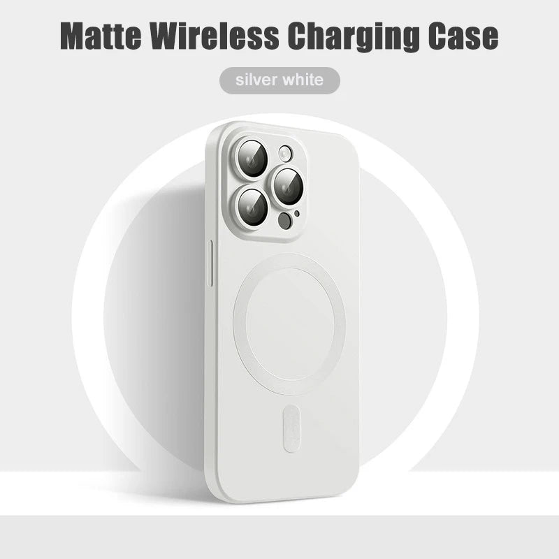 Original Matte Silicone Magnetic Case For iPhone 1