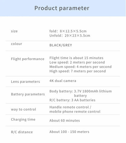 New E88Pro RC Drone 4K Professinal With 1080P Wide Angle Dual HD Camera Foldable RC Helicopter WIFI FPV Height Hold Apron Sell