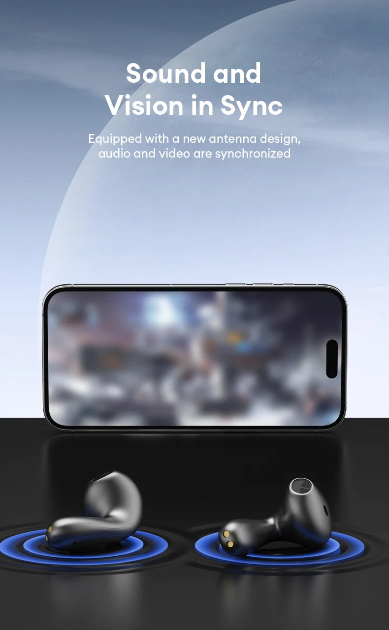 Lenovo Earphones Wireless Bluetooth Business Headset Noise Reduction Sport Earbuds Low Latency Gaming Headphones  Long Endurance