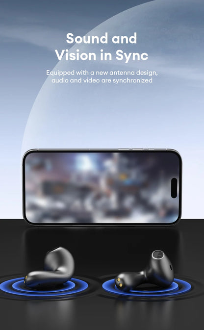 Lenovo Earphones Wireless Bluetooth Business Headset Noise Reduction Sport Earbuds Low Latency Gaming Headphones  Long Endurance