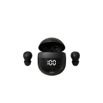 Ultra Small Mini Bluetooth 5.3 Headset Digital Display Wireless Touch Invisible Headphones Noise Reduction Sleep Earbud With Mic