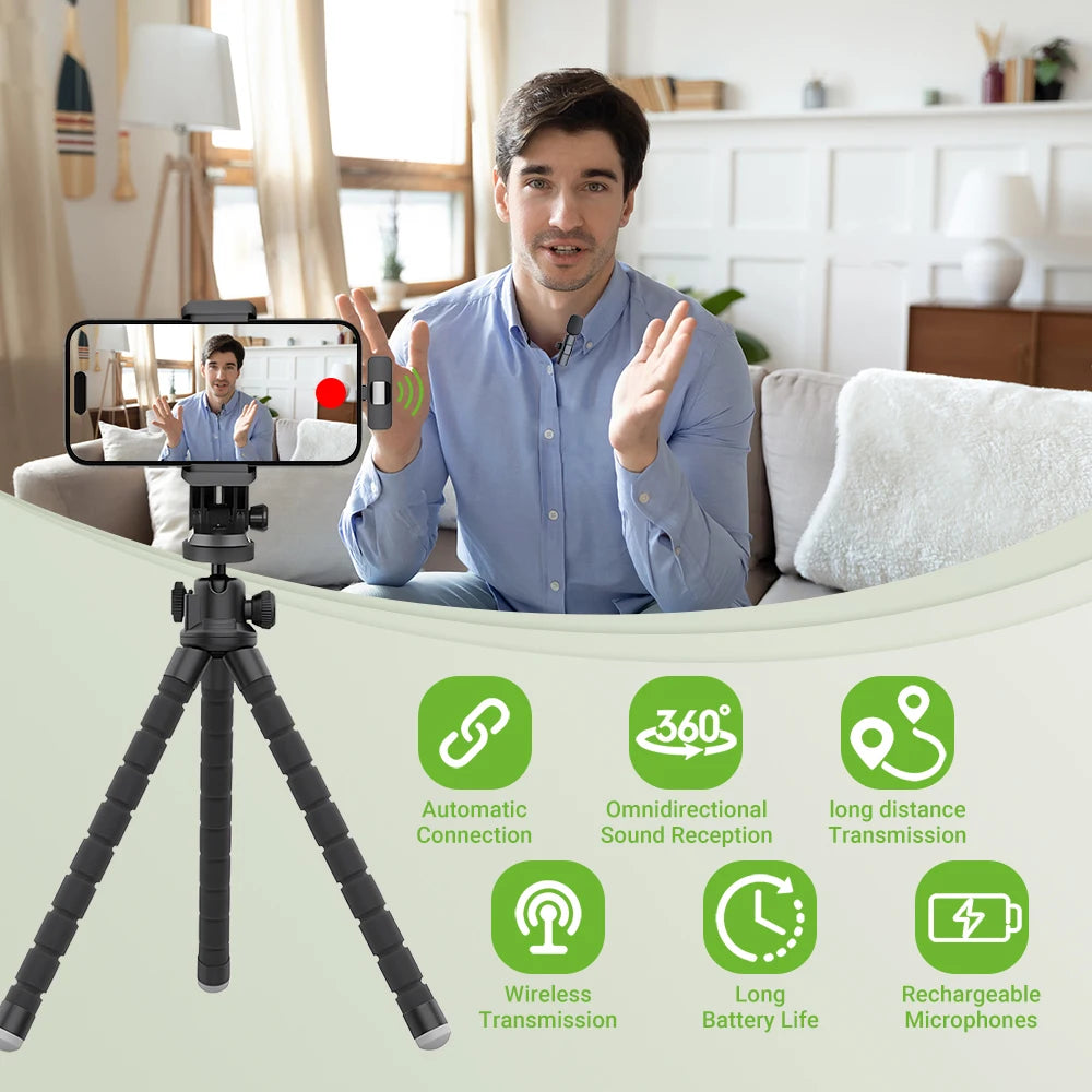 Basix 2.4G Wireless Lavalier Microphone