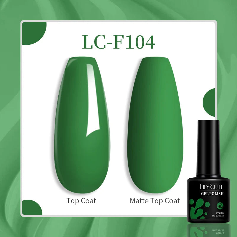 LILYCUTE 129 Colors Nail Gel Polish