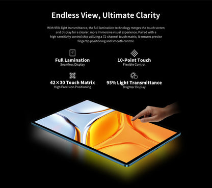 Teclast T70 Tablet 14" FHD Display Android 14 MTK Helio G99 8GB+256GB 10000mAh Battery 18W 4G LTE Global Version