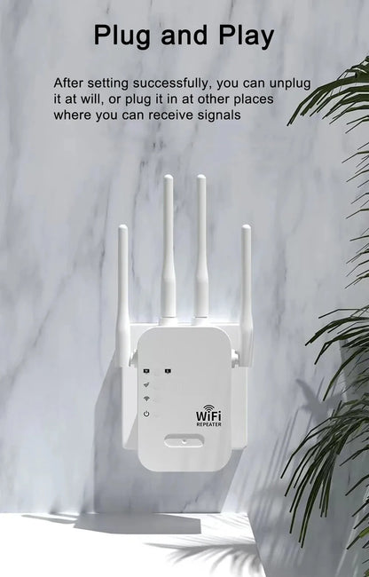 1200Mbps Dual-Band WiFi Repeater
