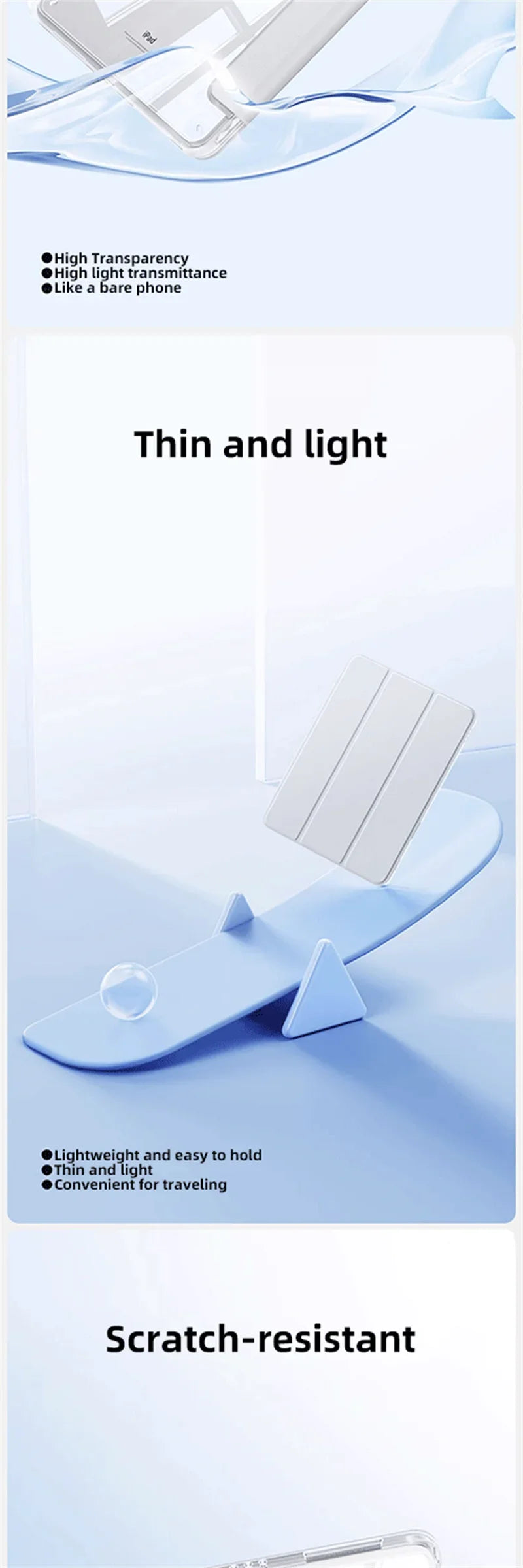 With Pencil Holder Case For IPad Pro 11 IPad 10th Generation IPad 10.2 8th 9th A16 Cover  Air6 5 4 10.9 Pro 12.9 13 2025 M3 M2
