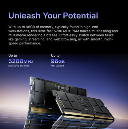MINISFORUM  MINI PC 795S7 - Mini Gaming Desktop