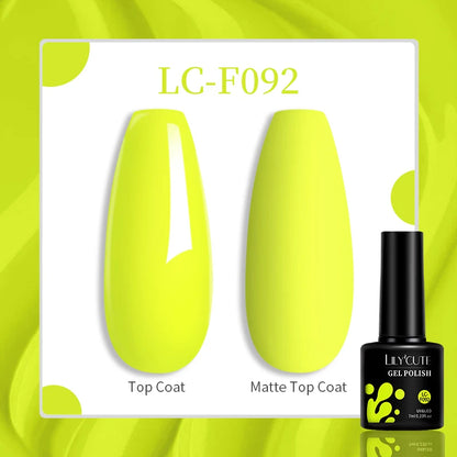 LILYCUTE 129 Colors Nail Gel Polish