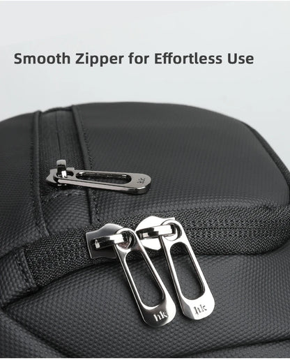 HK Business Crossbody Bag For Men Portable Shoulder Messenger Bags Male Waterproof Travel Short Trip Chest Bag For 11 Inch iPad