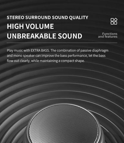 Wireless Speaker Bluetooth Portable Outdoor Sports Audio Stereo Support Mobile Phone Subwoofer MINI Portable Speaker