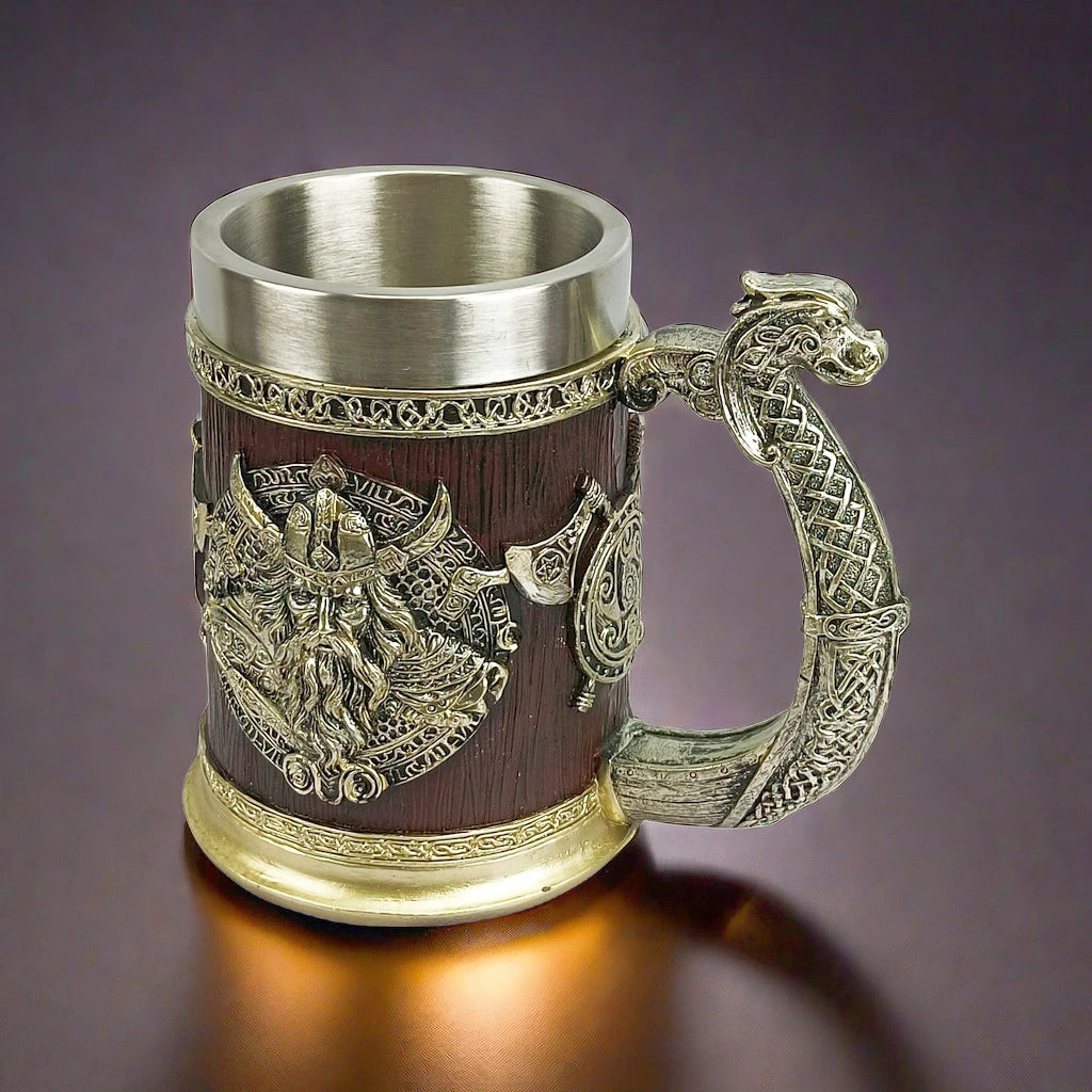 Large capacity Stainless Steel Viking Insulated Coffee/Beer mug